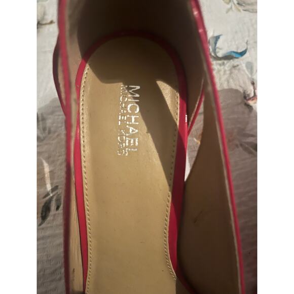 Michael Kors Keke Women's Red Patent Leather Stiletto Pumps Size 9.5 - Picture 7 of 12